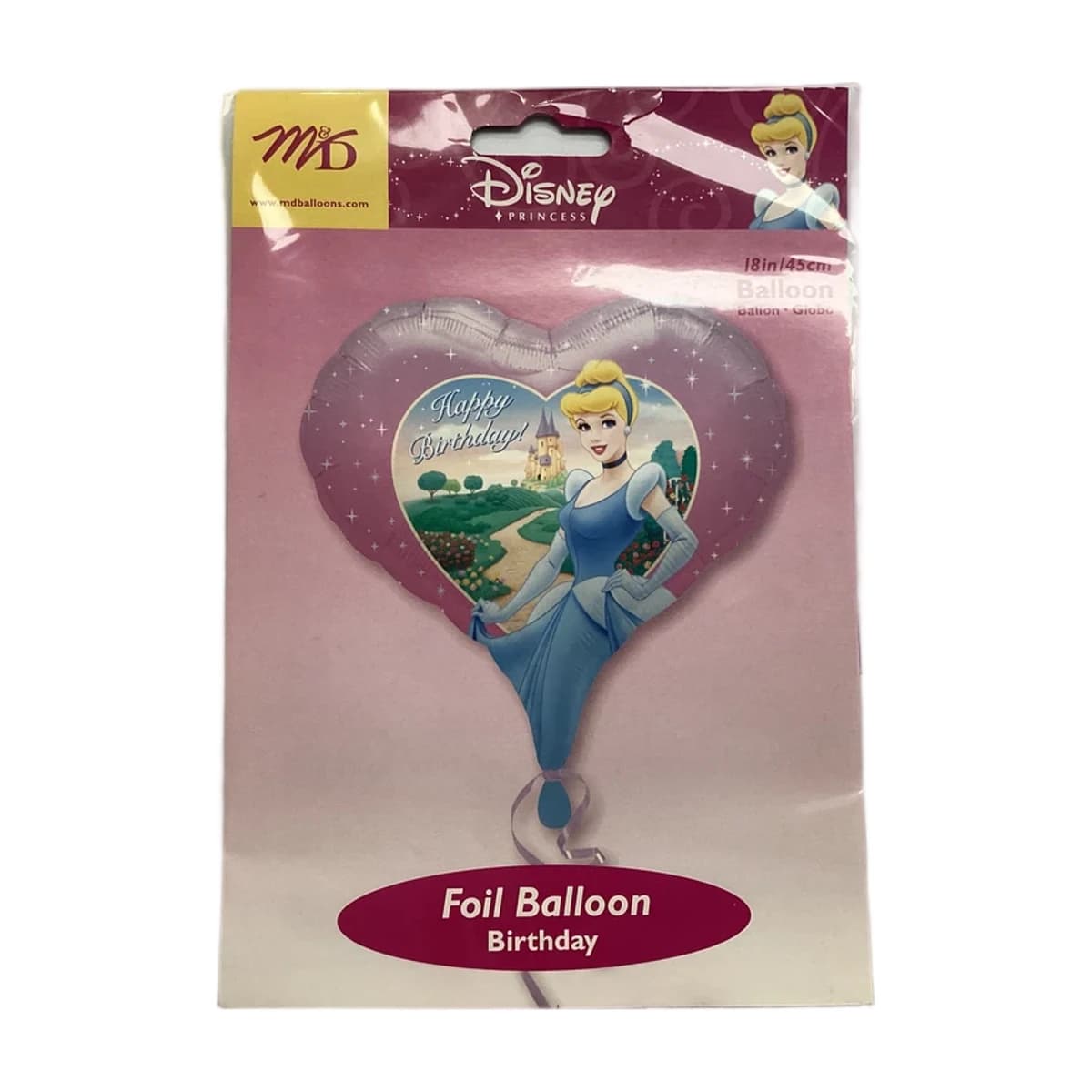 18" Foil Balloon Princess Heart Shape